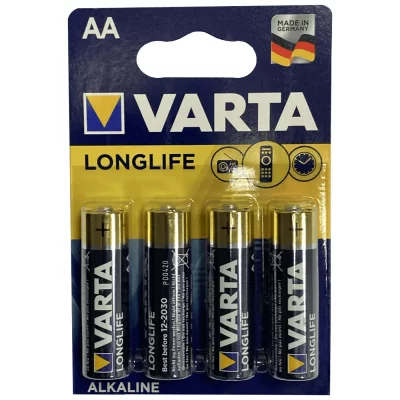 VARTA Pile alcaline Longlife LR03/AAA blister de 4 