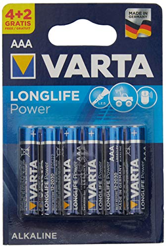 VARTA Pile alcaline lr-3 (blister 6 piles 4+2) - 