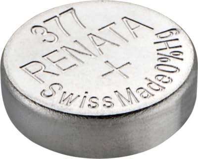 RENATA Pile bouton 377 Oxyde d'argent 1.55 V 24 mAh  377.CU MF