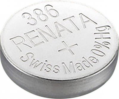 RENATA Pile bouton 386 Oxyde d'argent 1.55 V 130 mAh  386.CU MF