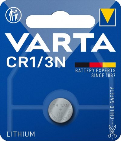 VARTA Pile bouton CR 1/3 N lithium  170 mAh 3 V 