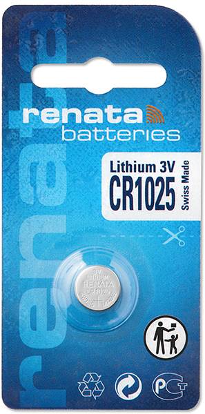 RENATA Pile bouton CR 1025 lithium  30 mAh 3 V 1 pc(s)