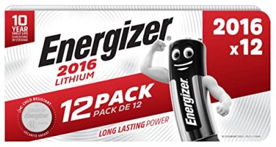 ENERGIZER Pile bouton cr 2016 lithium  90 mAh 3 v 12 pc(s) S640082