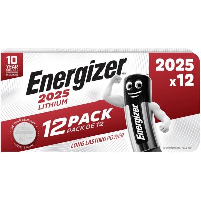 ENERGIZER Pile bouton cr 2025 lithium  163 mAh 3 v 12 pc(s) S640042