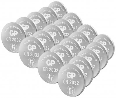 GP Pile bouton CR 2032 lithium  Batteries 3 V 20 pc(s)