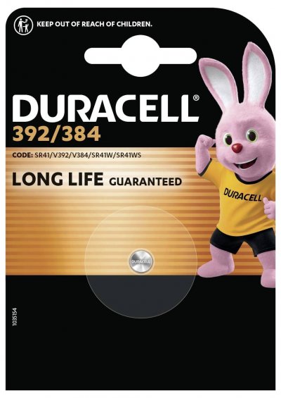 DURACELL Pile bouton  D384/D392 1,55&nbsp;V Argent 