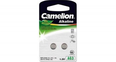 CAMELION Pile bouton lr 41 alcaline(s)  41 mAh 1.5 v 2 pc(s) X37165