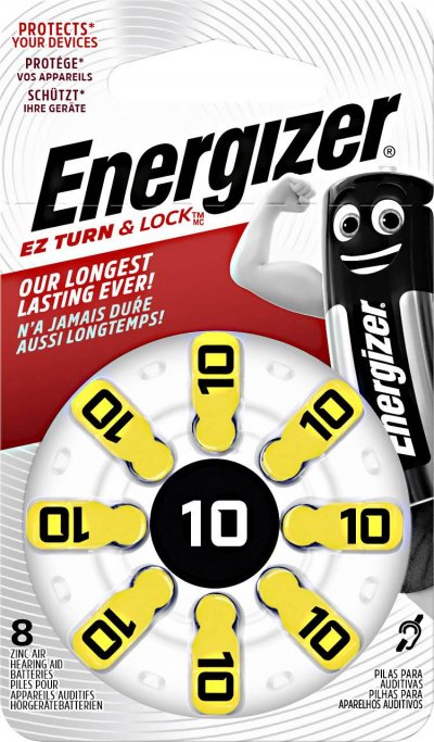 ENERGIZER Pile bouton za 10 zinc-air  91 mAh 1.4 v 8 pc(s) X39901