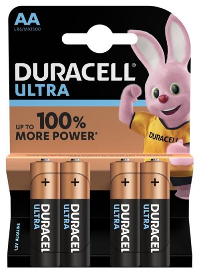 DURACELL Pile  AA x4 Ultra Power LR06