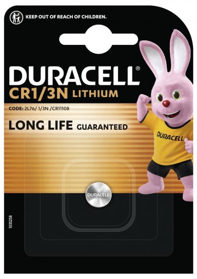 DURACELL Pile Lithium CR1/3N 3V &agrave; usage unique - 1 pi&egrave;ce (003323) - 