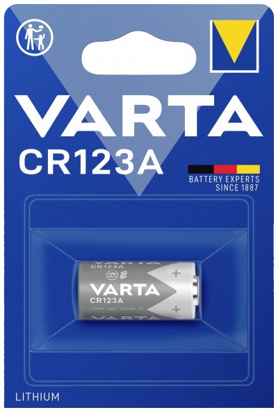 VARTA Pile Lithium  CR123A (6205) 3V