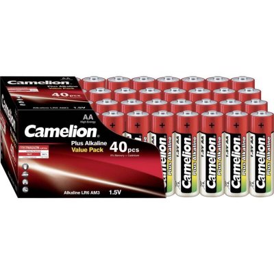 CAMELION Pile LR6 (AA) alcaline(s)  11104006 Plus LR06 1.5 V 40 pc(s)