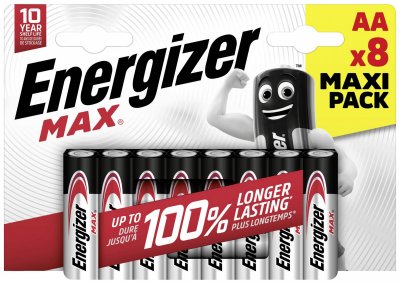 ENERGIZER Pile LR6 (AA) alcaline(s)  E303324700 Max 1.5 V 8 pc(s)