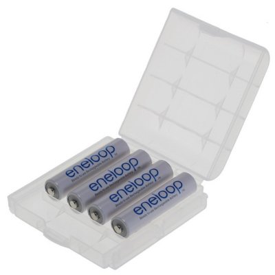PANASONIC Pile NiMH Eneloop Micro (AAA) avec 750mAh - 4 pi&egrave;ces 