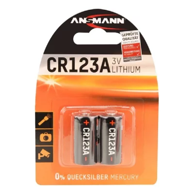 ANSMANN Pile photo CR-123A lithium  CR17335 1375 mAh 3 V 2 pc(s)