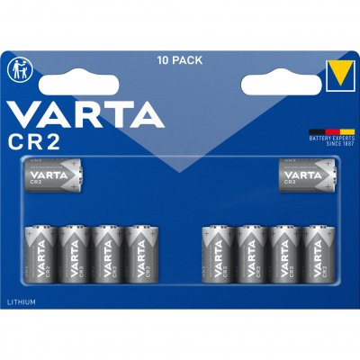 VARTA Pile photo CR 2 lithium  Electronics CR2 880 mAh 3 V 10 pc(s)