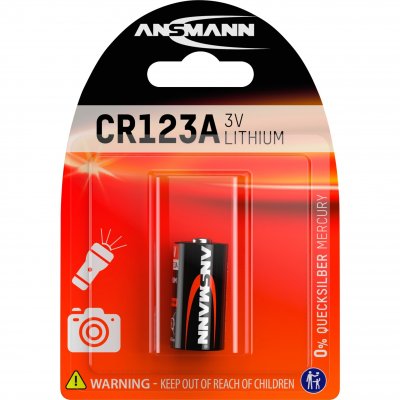 ANSMANN Pile pour appareil photo lithium "CR123A" 
