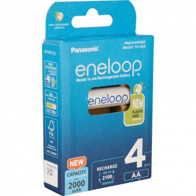 PANASONIC Pile rechargeable LR6 (AA) NiMH eneloop HR06 2000 mAh 1.2 V 4 pc(s)