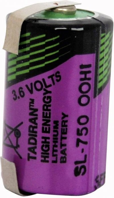 TADIRAN BATTERIES Pile sp&eacute;ciale 1/2 R6 lithium SONSL750T cosses &agrave; souder en U 3.6 V 1100 mAh 1 pc(s)