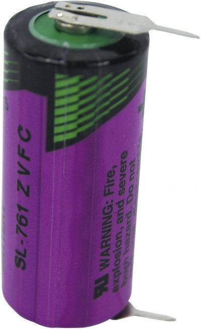 TADIRAN BATTERIES Pile sp&eacute;ciale 2/3 R6 lithium SL761PR picots &agrave; souder en U 3.6 V 1500 mAh 1 pc(s)