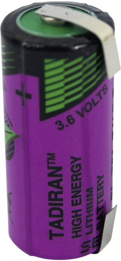 TADIRAN BATTERIES Pile sp&eacute;ciale 2/3 R6 lithium SL761T cosses &agrave; souder en U 3.6 V 1500 mAh 1 pc(s)