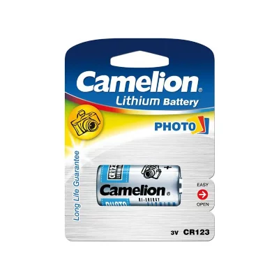 CAMELION Pile sp&eacute;ciale au lithium CR123A pour appareils photo 3V - 1 pi&egrave;ce