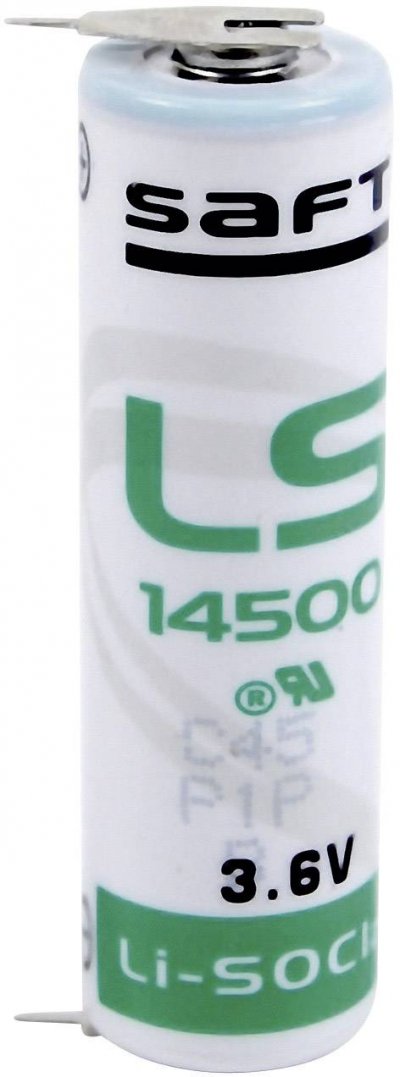 SAFT Pile sp&eacute;ciale R6 (AA) lithium LS145002PF picots &agrave; souder en U 3.6 V 2600 mAh 1 pc(s)