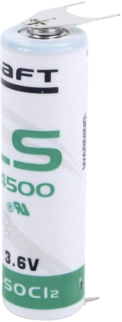SAFT Pile sp&eacute;ciale R6 (AA) lithium LS145003PF picots &agrave; souder en U 3.6 V 2600 mAh 1 pc(s)