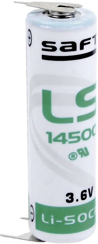 SAFT Pile sp&eacute;ciale R6 (AA) lithium LS145003PFRP picots &agrave; souder en U 3.6 V 2600 mAh 1 pc(s)