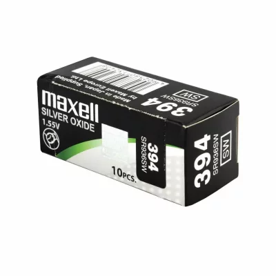MAXELL PILE SR936SW 394 OXYDE ARGENT SR45 1.55V 67mAh x1 