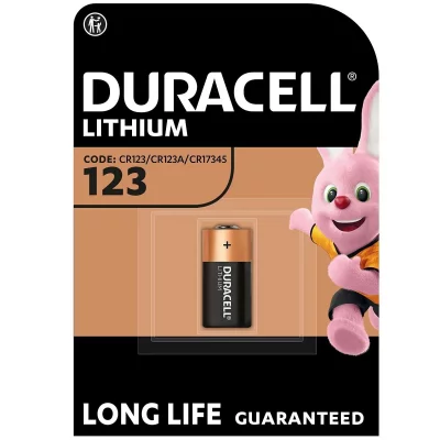 DURACELL Pile Ultra Lithium 3V, 123 (CR17345), 10 pi&egrave;ces (CR17345) - 