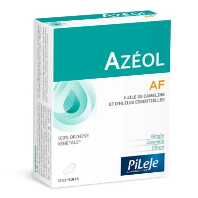 PILEJE  Azeol af 30 g&eacute;lules compl&eacute;ment digestif pour prot&eacute;ger les