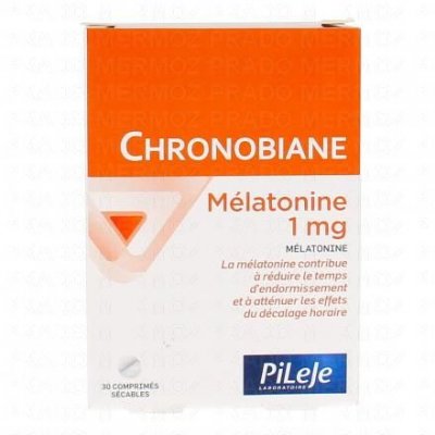 CHRONOBIANE Pileje  m&eacute;latonine 1mg 30 comprim&eacute;s