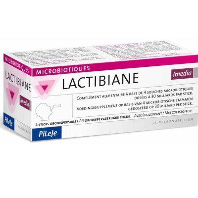 PILEJE  Lactibiane Im&eacute;dia - Boite De 4 Sticks Orodispersibles