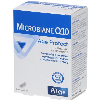 PILEJE  Microbiane Q10 age protect bo&icirc;te 30 g&eacute;lules