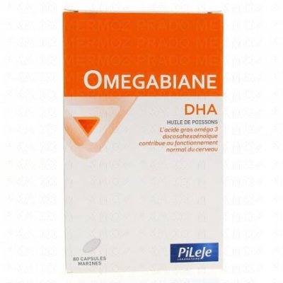 PILEJE  Omegabiane DHA bo&icirc;te 80 capsules