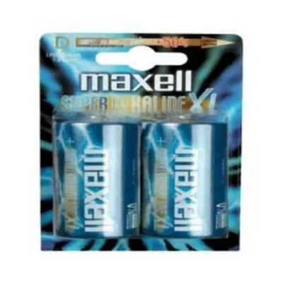 MAXELL Piles alcaline Mono D, LR20 2 pi&egrave;ces 