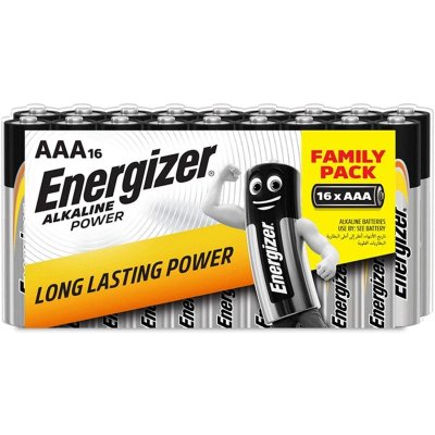 ENERGIZER Piles Alcalines  Power AAA/LR03, pack de 16