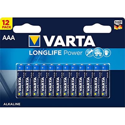 VARTA Piles Alcalines High Energy AAA x12 