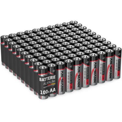 ANSMANN Piles alcalines Mignon aa 1,5V (Lot de 100) - 