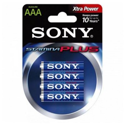 SONY Piles alcalines  AAA Alkaline BLUE AM4L-B4D 
