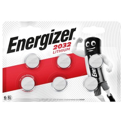 ENERGIZER Piles bouton  Lithium 2032, pack de&nbsp;6