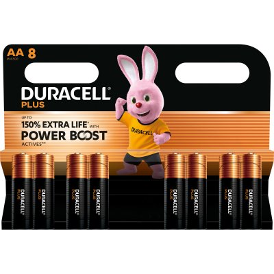 DURACELL Piles  PLUS POWERBOOST AA X8 