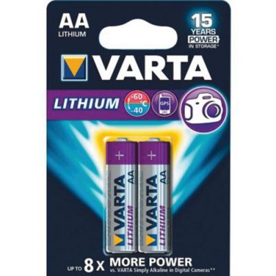VARTA Piles Lithium 6106301402 Fr06 / Aa