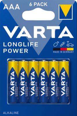 VARTA Piles LR03 AAA : Lot de 6 aille Unique Coloris Unique 