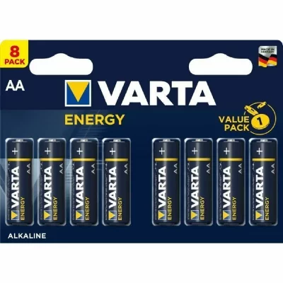 VARTA PILES LR06 ALCALINES AA ENERGY 1.50V 2960mAh x8 