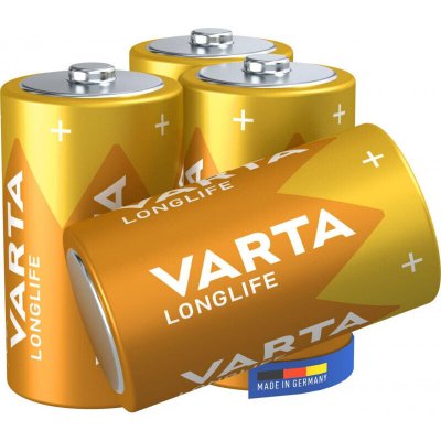 VARTA PILES LR20 D ALCALINES LONGLIFE 15800mAh x4 
