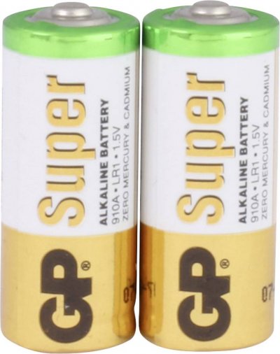 GP PILES SUPER ALCALINE  910AE-2U2 / LR1 / Blister de  2 piles 