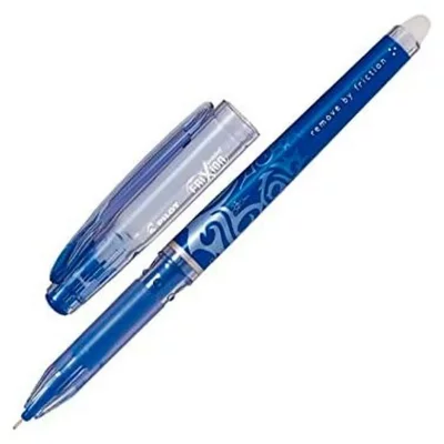PILOT  399237 Lot de 12 Stylo Roller avec gomme Pointe hitec fine Bleu