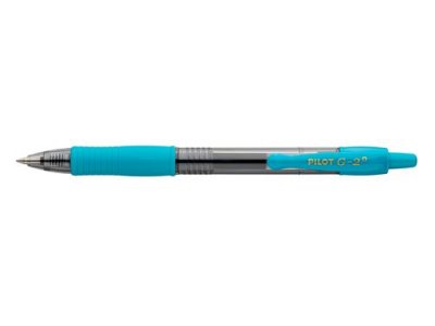 PILOT  Ecriture Stylo Bille Encre Gel R&eacute;tractable G-2 Moyen Turquoise